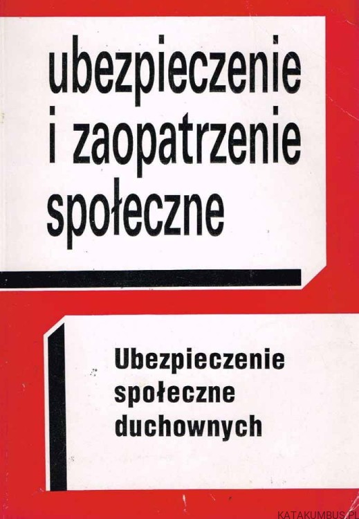 Ubezpieczenie i zaopatrzenie społeczne. RONALD SYPNIEWSKI