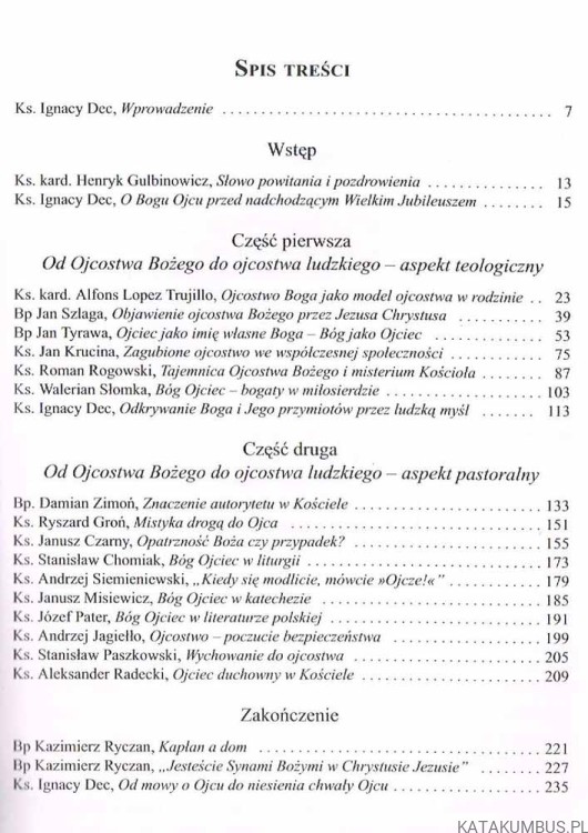 Abba, Ojcze. W stronę Wielkiego Jubileuszu Roku 2000.  Red. Ks. IGNACY DEC