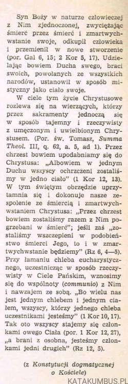 Tajemnica Chrystusa Misterium Zbawienia II. PRACA ZBIOROWA