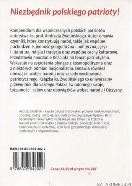 Dlaczego warto kochać Polskę. KS. ANDRZEJ ZWOLIŃSKI
