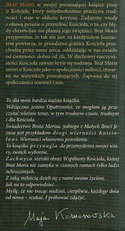 Wierzę w Kościół. BRAT MORIS