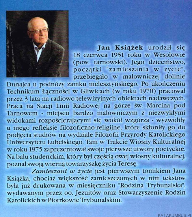Zamieszani w życie. JAN KSIĄŻEK