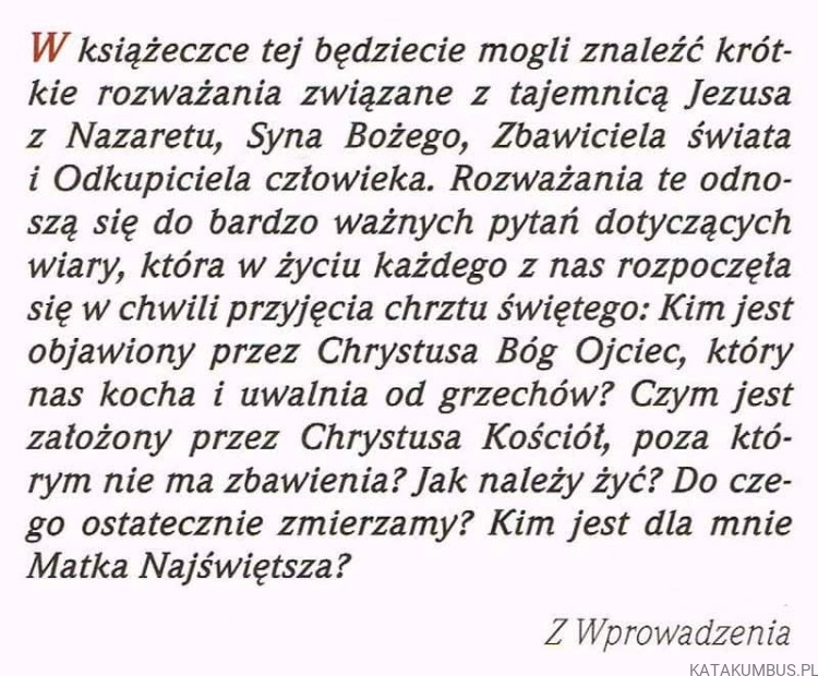 Wierzę w Syna Bożego. ks. prob. MARCIN WĘCŁAWSKI