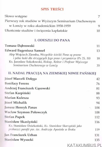 40 lat pracy w kapłaństwie 23 V 1964-23 V 2004. Red. Ks. JAROSŁAW SOKOŁOWSKI
