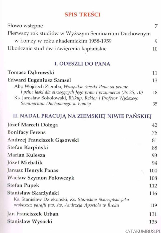 40 lat pracy w kapłaństwie 23 V 1964-23 V 2004. Red. Ks. JAROSŁAW SOKOŁOWSKI