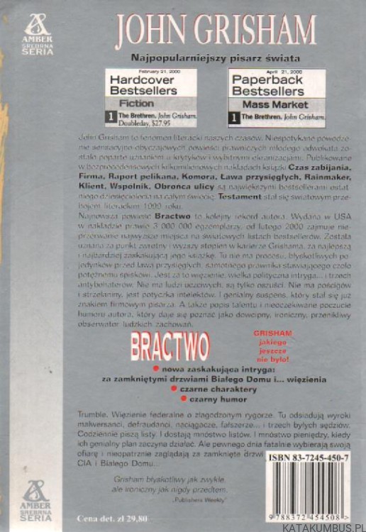 Bractwo. JOHN GRISHAM