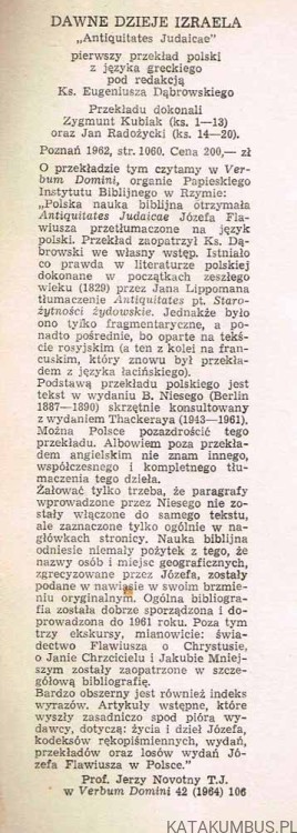 Rozwój pojęcia Historii Kościoła. O. ROMUALD GUSTAW OFM