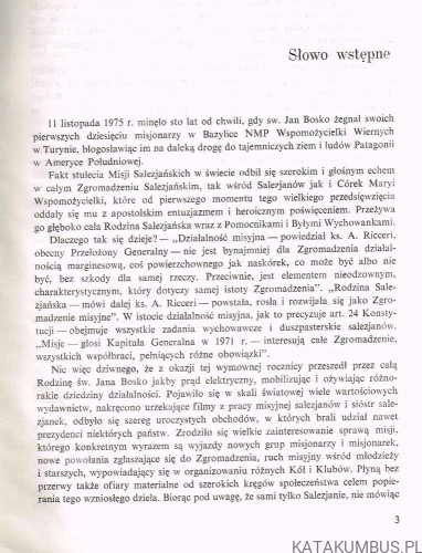 Idąc tedy nauczajcie - sto lat Misji Salezjańskich. Ks. STEFAN PRUŚ