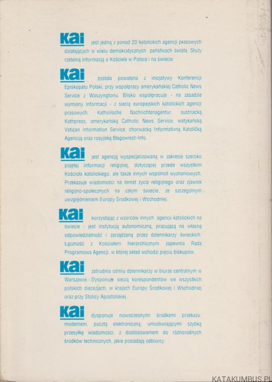 Kto jest kim w Kościele katolickim?. GRZEGORZ POLAK