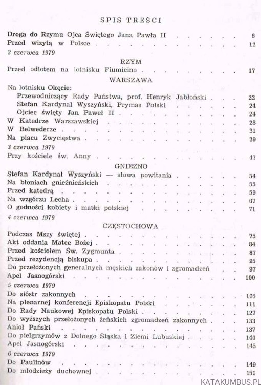 Jan Paweł II w Polsce. 2-10 czerwca 1979. Ks. MICHAŁ MACIOŁEK