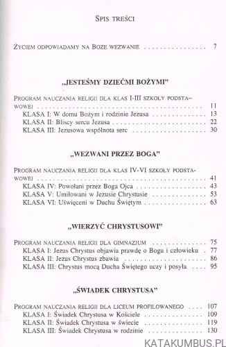 Program nauczania religii. ANNA KRÓLIKOWSKA