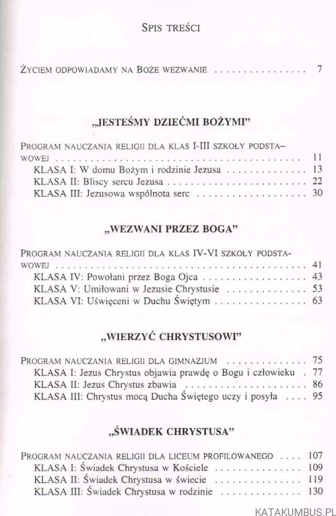 Program nauczania religii. ANNA KRÓLIKOWSKA