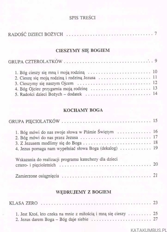 Program nauczania religii dla przedszkola. PRACA ZBIOROWA