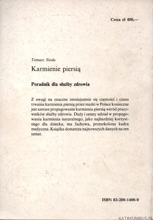 Karmienie piersią. TOMASZ SIODA