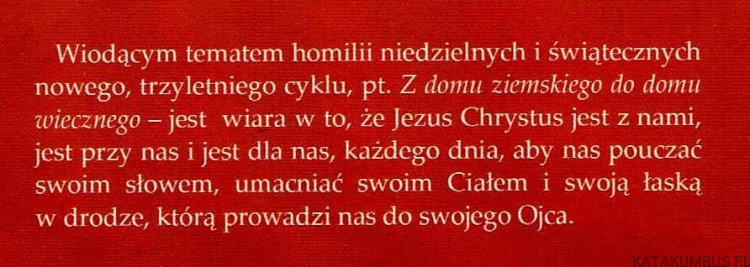 Z domu ziemskiego do domu wiecznego. Homilie na niedzielę i święta Rok B. Ks. TEODOR SZARWARK