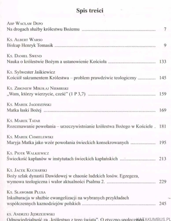 Przyjdź Królestwo Twoje. Ks. MAREK JAGODZIŃSKI, Ks. JAROSŁAW WOJTKUN
