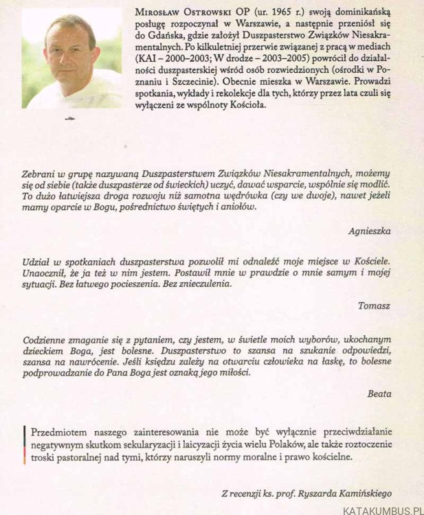 Wy też jesteście w Kościele. MIROSŁAW OSTROWSKI OP