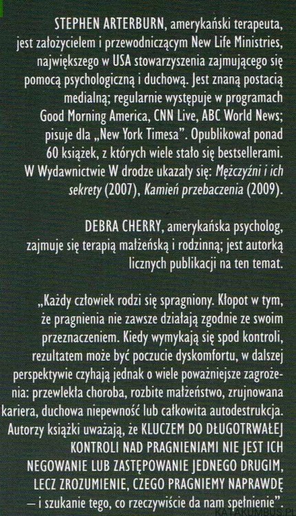 Jak nakarmić pragnienia. STEPHEN ARTERBURN, DEBRA CHERRY