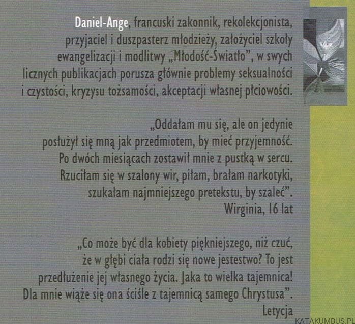 Twoje ciało stworzone do życia. Cz. 2. DANIEL ANGE