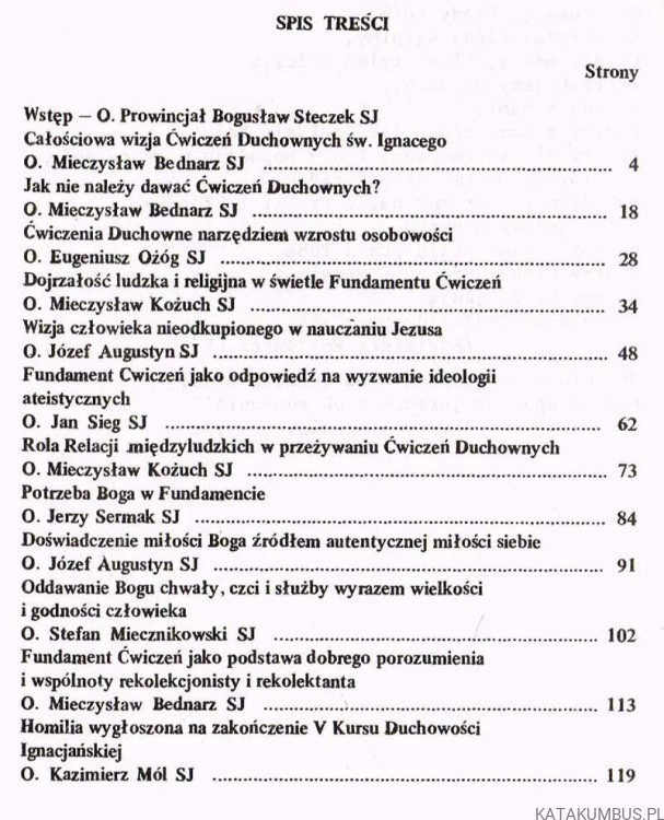 Wokół fundamentu Ćwiczeń. Duchowość Ignacjańska