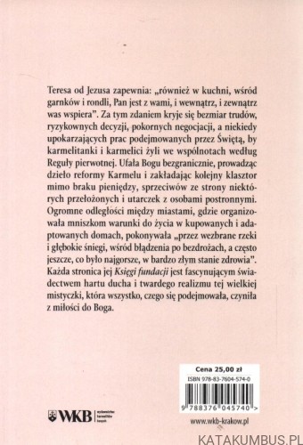Księga Fundacji. Św. TERESA OD JEZUSA
