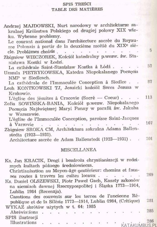 Nasza Przeszłość. Tom 64. Ks. ALFONS SCHLETZ CM