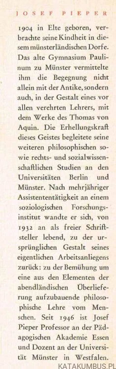 Ordnung und Geheimnis. (j. niemiecki) THOMAS VON AQUIN