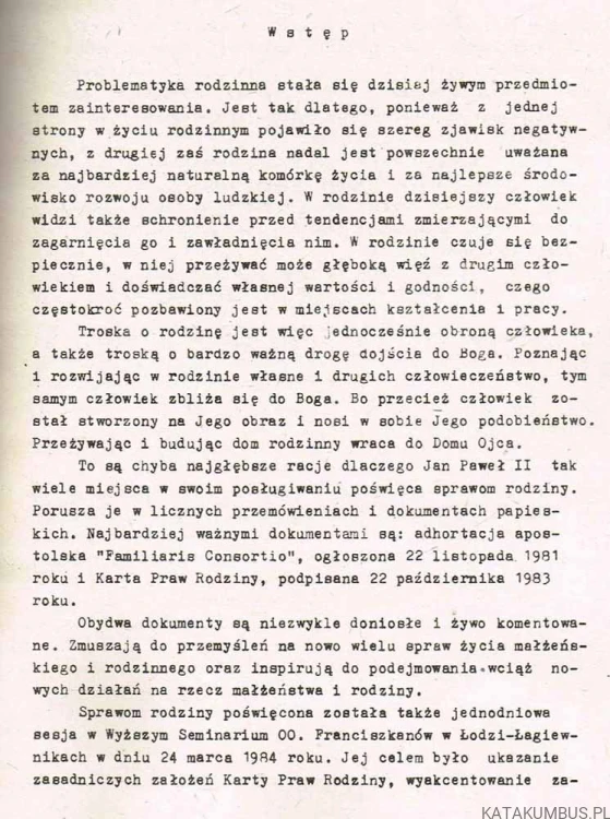Obecność nr 3 / 84. L. B. DYCZEWSKI OFMConv