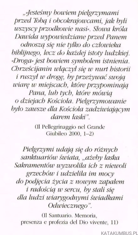 Pielgrzymi na modlitwie. Red. ANNA GOGUT