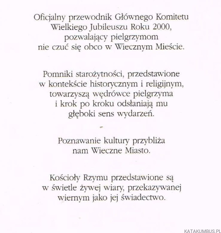Pielgrzymi w Rzymie. Red. ANNA GOGUT
