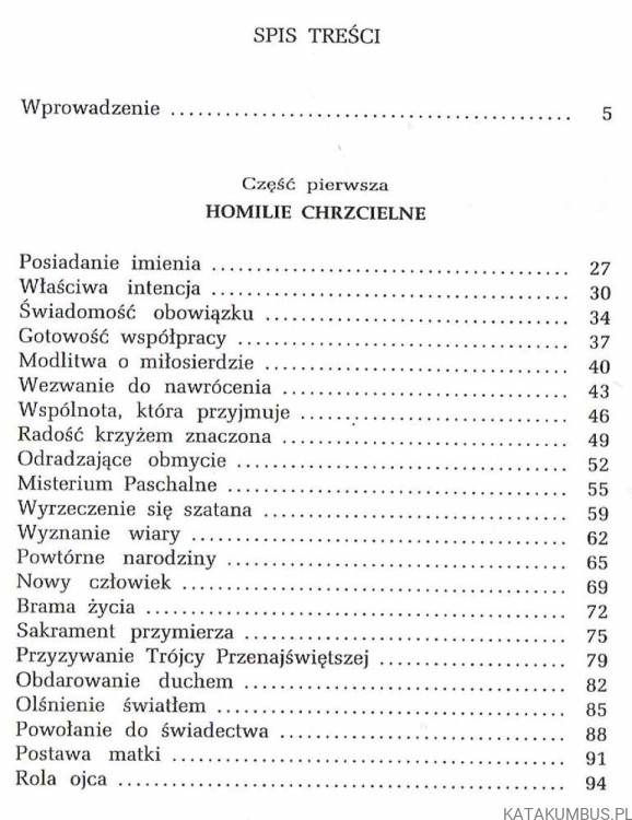 Homilie obrzędowe. GERARD SIWEK CSsR