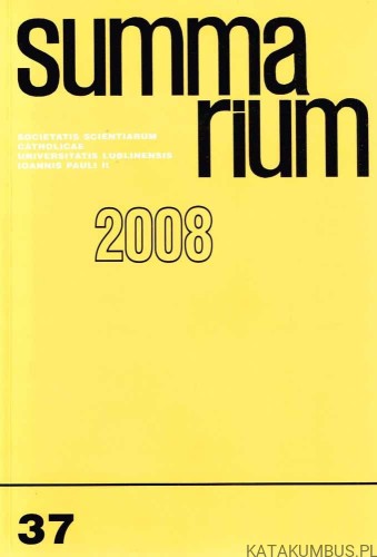 Summarium nr 37(57) 2008. Red. STANISŁAW MAJDAŃSKI