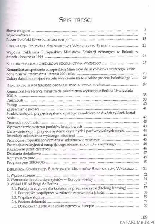 Deklaracja Bolońska, i co dalej