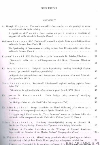 Roczniki Teologiczne LIV/ 2007 5. Teologia Duchowości. Red. Ks. JAROSŁAW POPŁAWSKI