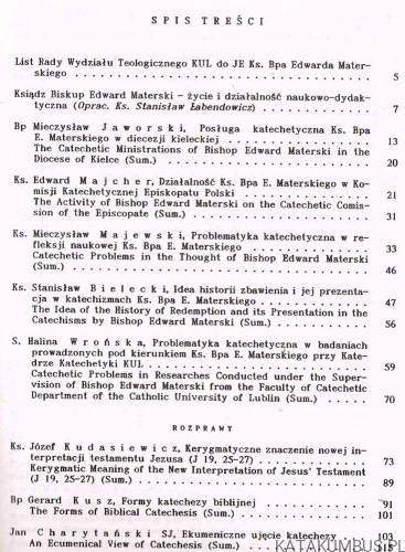 Roczniki Teologiczno-Kanoniczne. Tom XXXVI, 1989 6. Teologia Pastoralna . Red. Ks. MIECZYSŁAW BRZOZOWSKI
