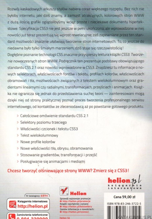 CSS3. Tworzenie nowoczesnych stron www. ŁUKASZ PASTERNAK