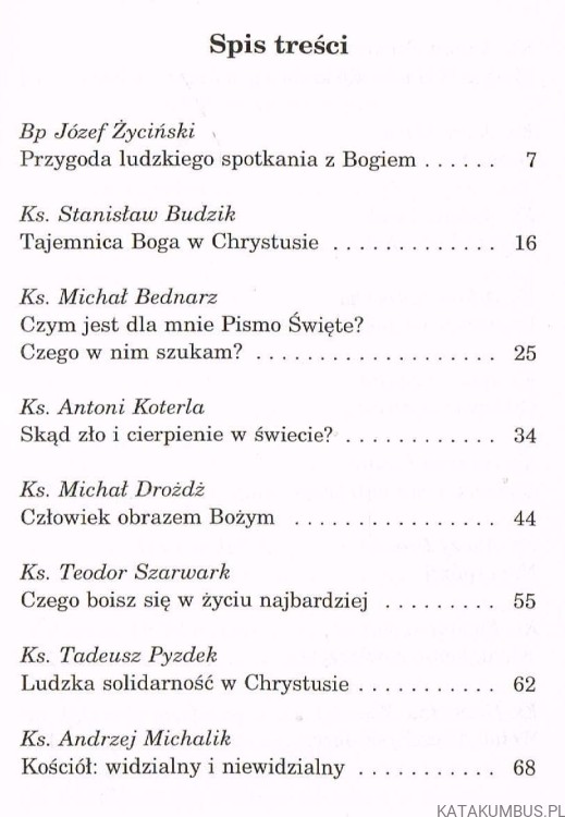 Moc i piękno wiary. Ks. STANISŁAW BUDZIK