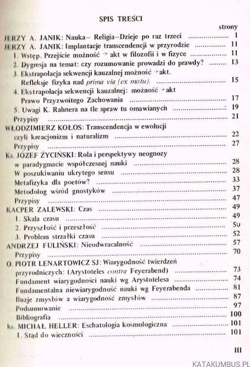 Nauka- Religia- Dzieje