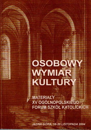 Osobowy wymiar kultury. JOLANTA DOBRZYŃSKA