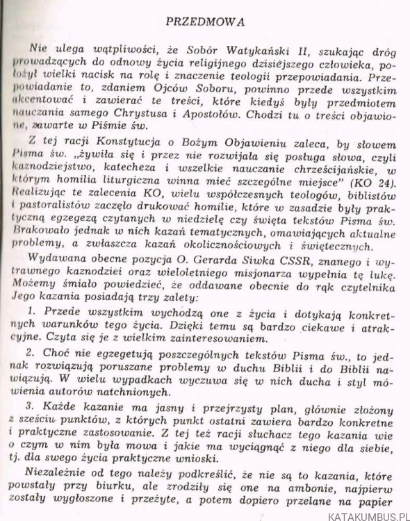Spotkania w słowie. o. GERARD SIWEK CSSR