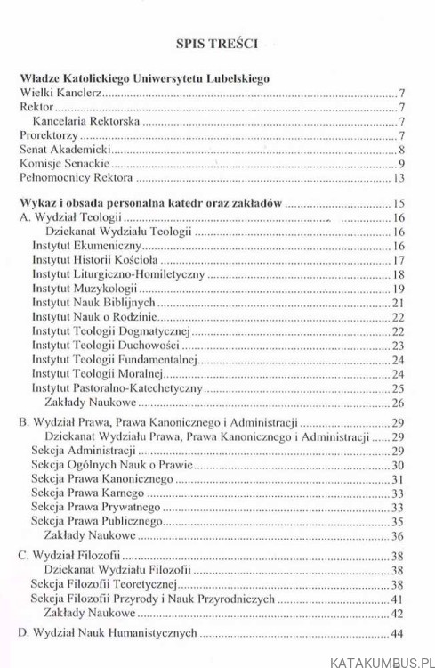 Informator Katolickiego Uniwersytetu Lubelskiego