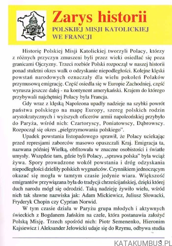 Duszpasterze Polskiej Misji Katolickiej we Francji . Informator 2008