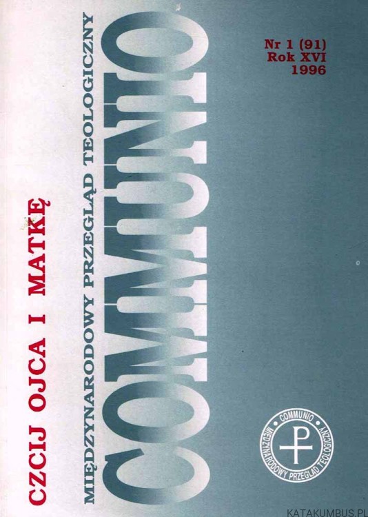 Czcij ojca i matkę / Communio nr 1(91) 1996