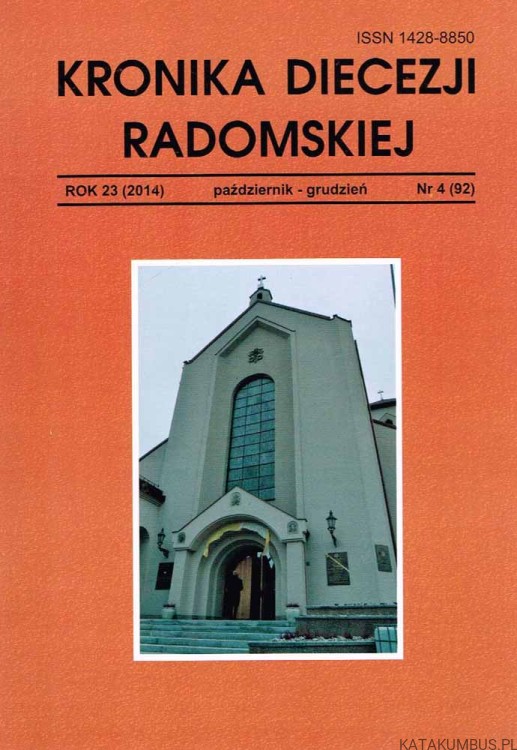 Kronika Diecezji Radomskiej nr 4 (92) 2014