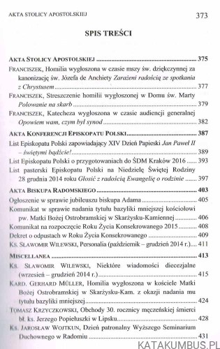 Kronika Diecezji Radomskiej nr 4 (92) 2014