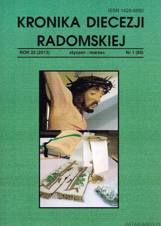 Kronika Diecezji Radomskiej nr 1 (85) 2013