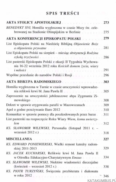 Kronika Diecezji Radomskiej nr 2 (78) 2011