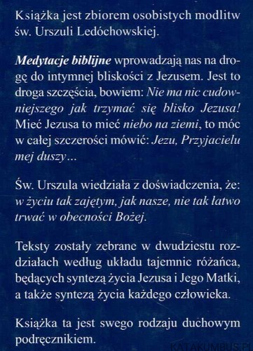 Medytacje biblijne. Św. URSZULA LEDÓCHOWSKA