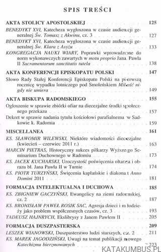 Kronika Diecezji Radomskiej nr 2 (78) 2011