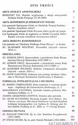 Kronika Diecezji Radomskiej nr 1 (73) 2010